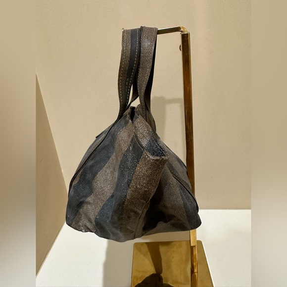 Vintage Fendi Roma Pequin FF Mini Tote Bag - Picture 5 of 12